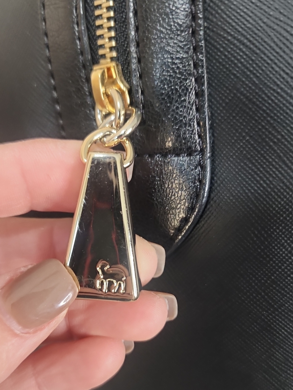 RARE L.A.M.B. Black Graphic Leather Lamb Satchel Bag Gwen Stefani Coin Purse - Picture 7 of 16